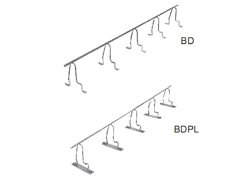 樓板用間隔件（雙層配筋接連，通長(zhǎng)式）BD